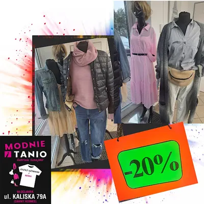 Modnie i tanio, Sklep z odzieżą nową i używaną